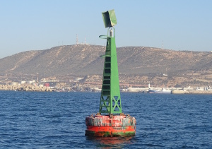 buoy seen at the entrance to Agadir