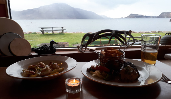 Dinner at the Old Forge on Knoydart